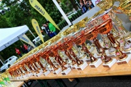 Rallye Český Krumlov: Vyhlášení výsledků na cílové rampě